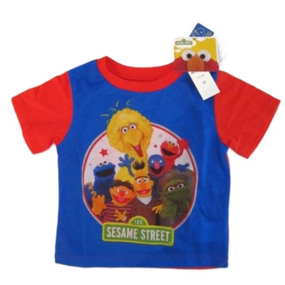 Sesame Street Pajamas Stuff Cookie Monster Book & Toothbrushes size 2 NEW - Picture 3 of 6